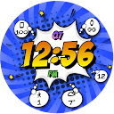 Comic Pow HD Watch Face