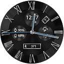 Classic Black HD Watch Face