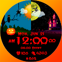 Chester HALLOWEEN watch face