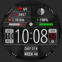 Futorum H15 Digital watch face