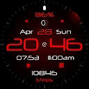 Alpha Dark - watch face