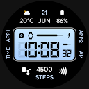Awf Retro Digital - watch face