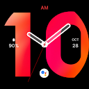 Hybrid Red Watch Face