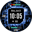 Digital Tech Watchface NXV90