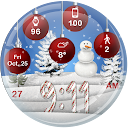 Christmas Snow HD Watch Face