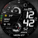MD254B: Digital watch face